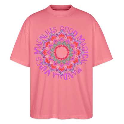 Mandala Pink Design – Oversized Unisex Bio T-Shirt - Pink 