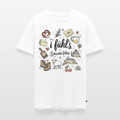 Alb Liebe Design – Männer Premium T-Shirt - Weiß