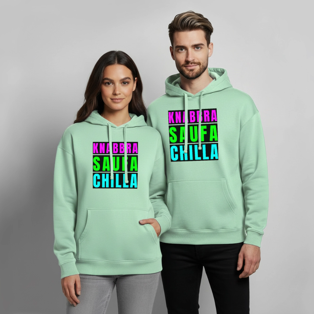 Knabbra Saufa Chilla – Oversized Unisex Hoodie - Nebeljade