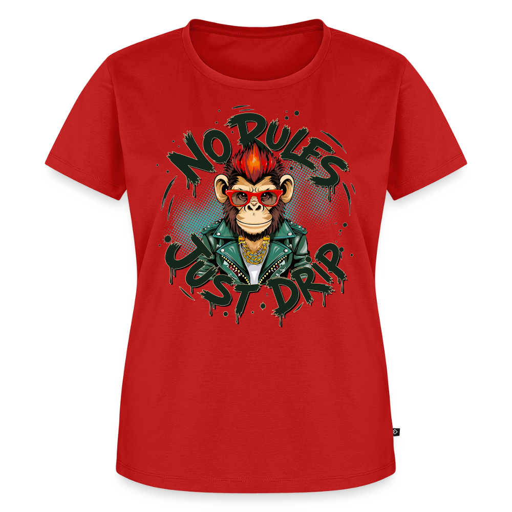 Monkey No Rules Design – Frauen Premium T-Shirt - Rot
