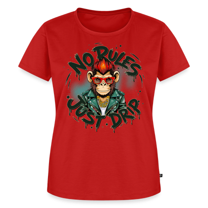 Monkey No Rules Design – Frauen Premium T-Shirt - Rot