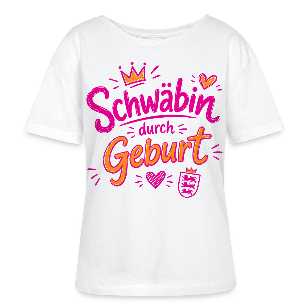Rundhals Frauen Bio-T-Shirt - Weiß