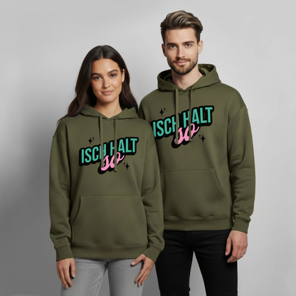 Isch halt so Design – Oversized Unisex Hoodie - Khaki