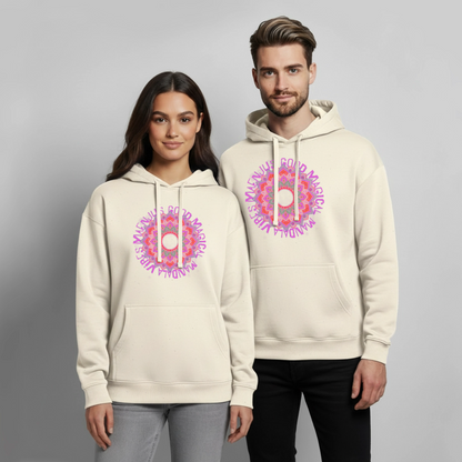 Mandala Pink Design – Oversized Unisex Hoodie - Natur