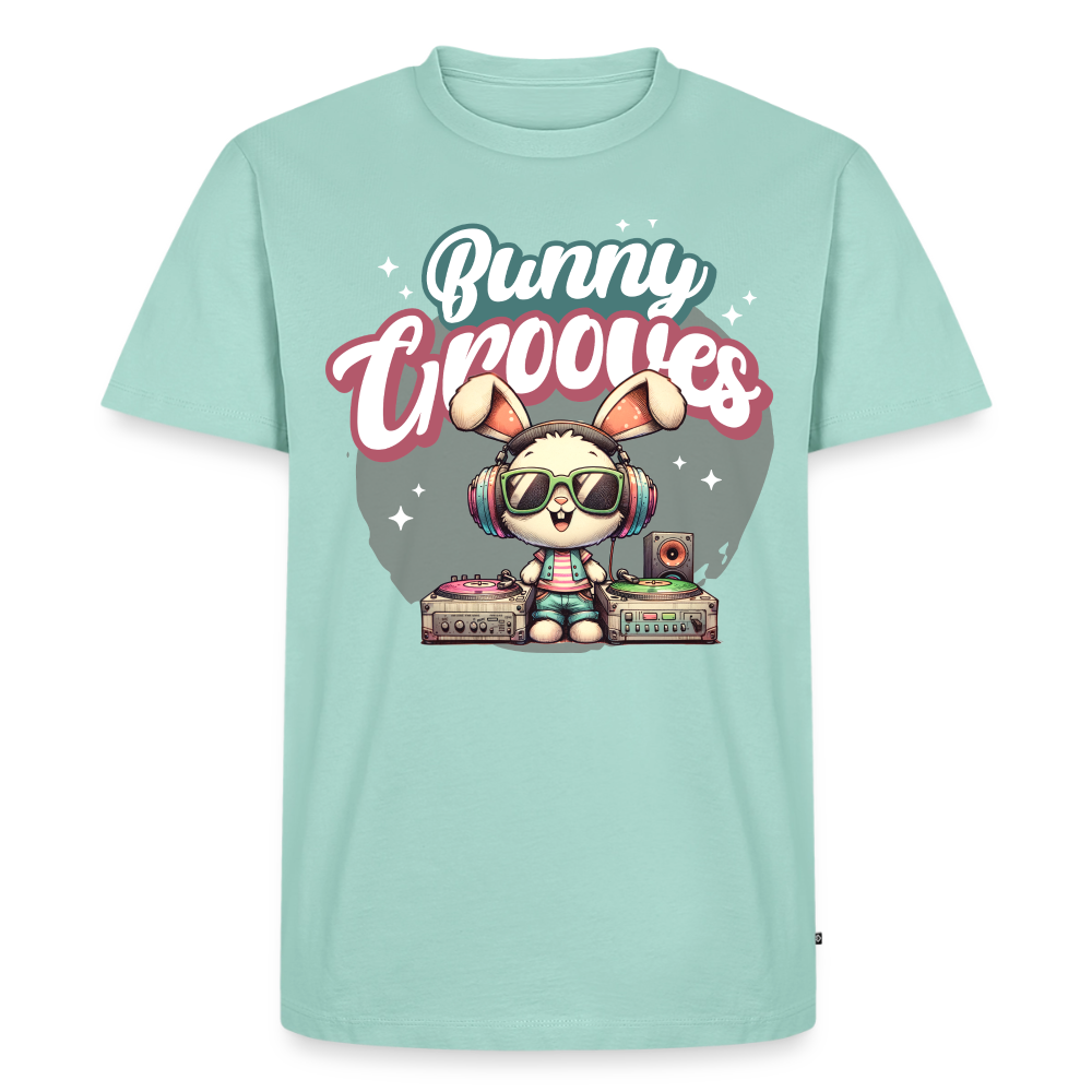 Bunny Grooves Design – Männer Premium T-Shirt - Mint 