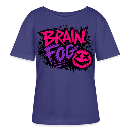 Brain Fog design – Rundhals Frauen Bio-T-Shirt - Dämmerung