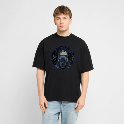 Silent Hunter Design – Oversized Unisex Bio T-Shirt - Schwarz