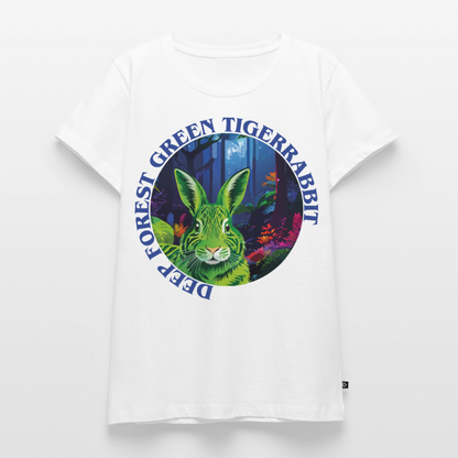 Tiger Rabbit Design – Frauen Premium T-Shirt - Weiß