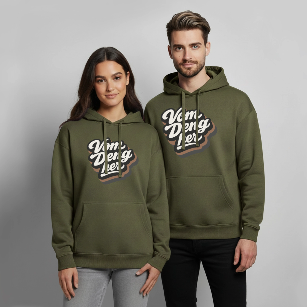 Vom Deng her Design – Oversized Unisex Hoodie - Khaki