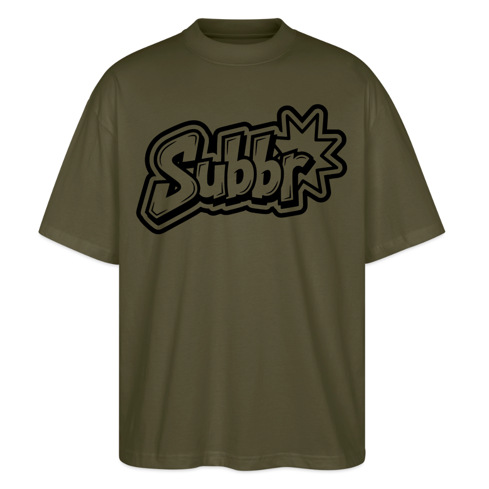 Subbr Design – Oversized Unisex Bio T-Shirt - Khaki