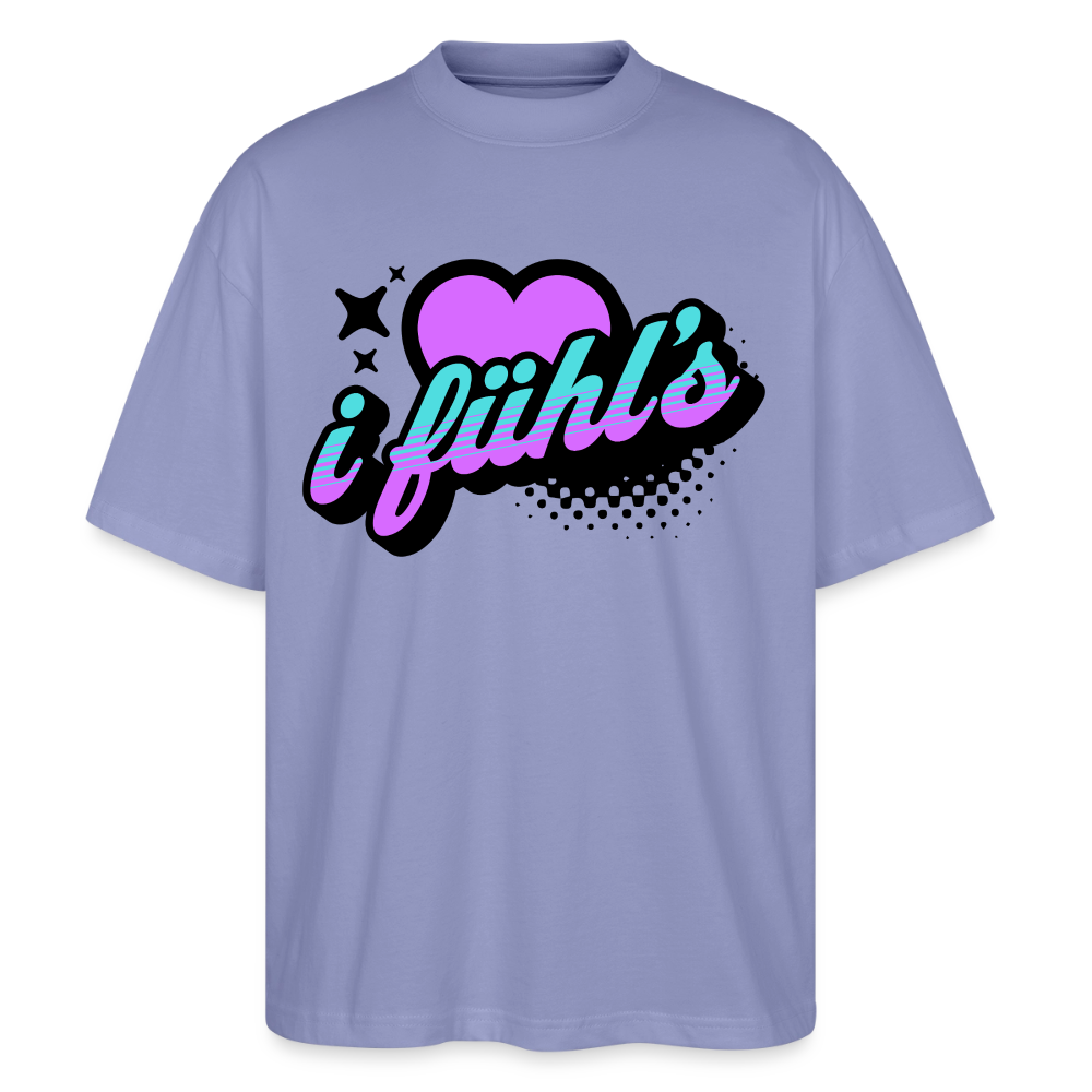 i fühl‘s Design – Oversized Unisex Bio T-Shirt - Violett