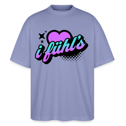 i fühl‘s Design – Oversized Unisex Bio T-Shirt - Violett