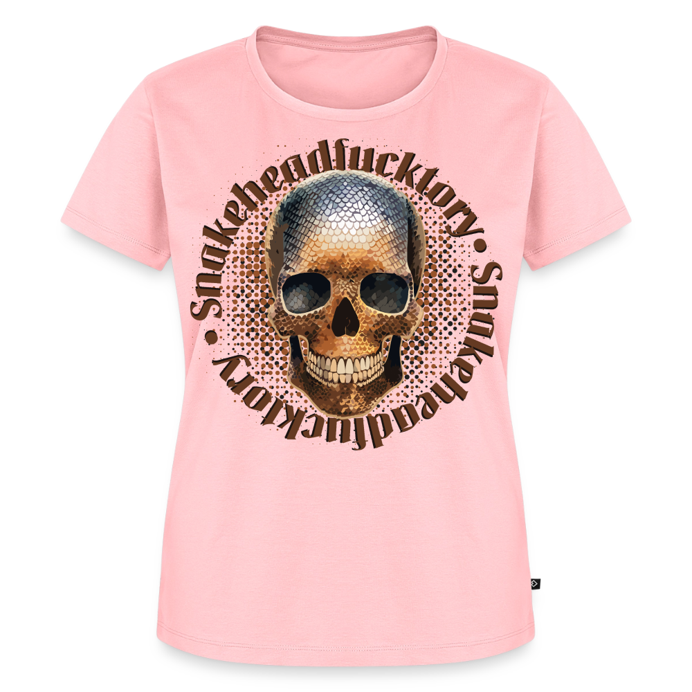 Snake Skull Design – Frauen Premium T-Shirt - Rosa