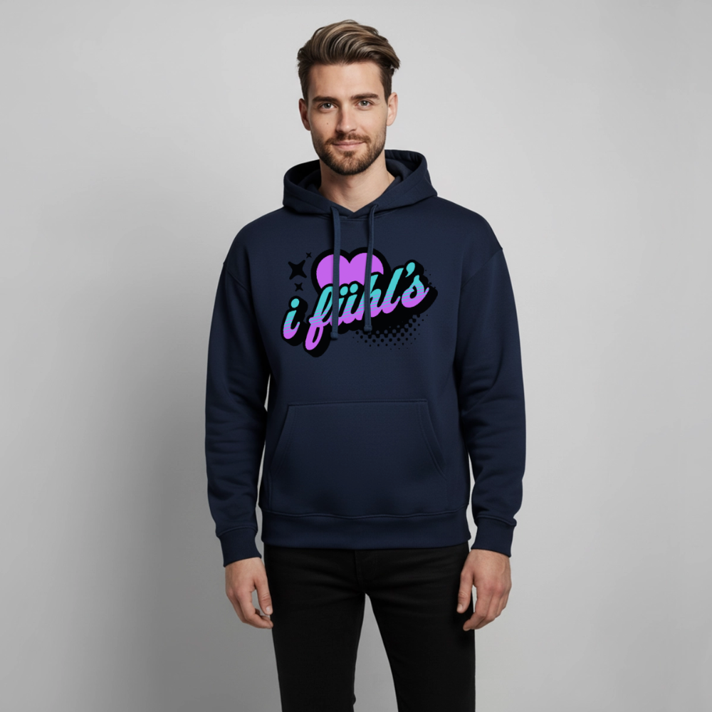 i fühl‘s Design – Oversized Unisex Hoodie - Navy