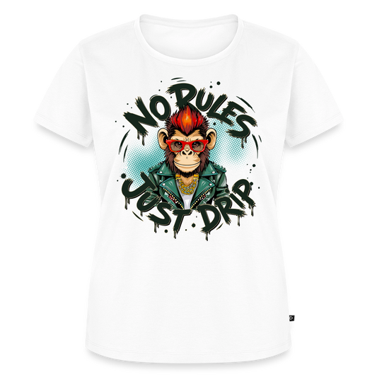 Monkey No Rules Design – Frauen Premium T-Shirt - Weiß