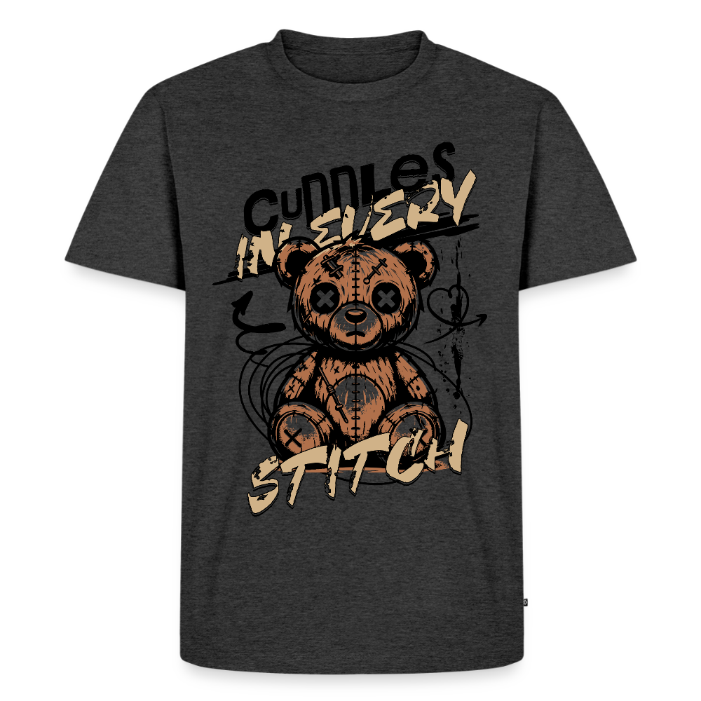 Bear Design – Männer Premium T-Shirt - Anthrazit meliert