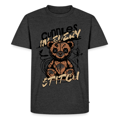 Bear Design – Männer Premium T-Shirt - Anthrazit meliert