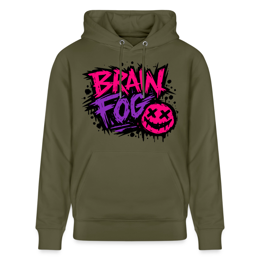 Brain Fog Design – Unisex Bio-Hoodie - Khaki Grün