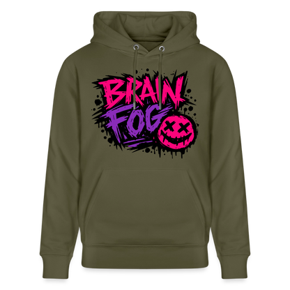 Brain Fog Design – Unisex Bio-Hoodie - Khaki Grün