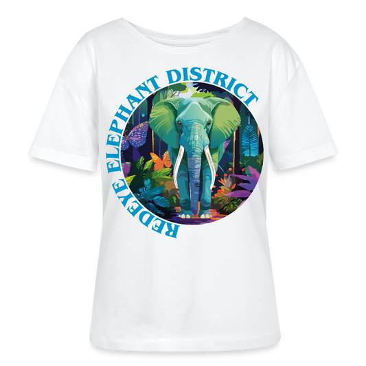 Elephant Design – Rundhals Frauen Bio-T-Shirt - Weiß