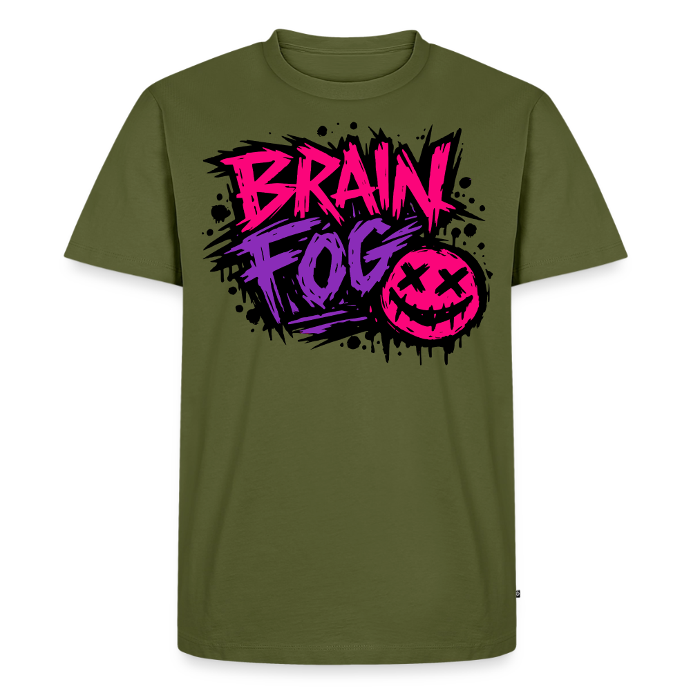 Brain Fog Design – Männer Premium T-Shirt - Khaki