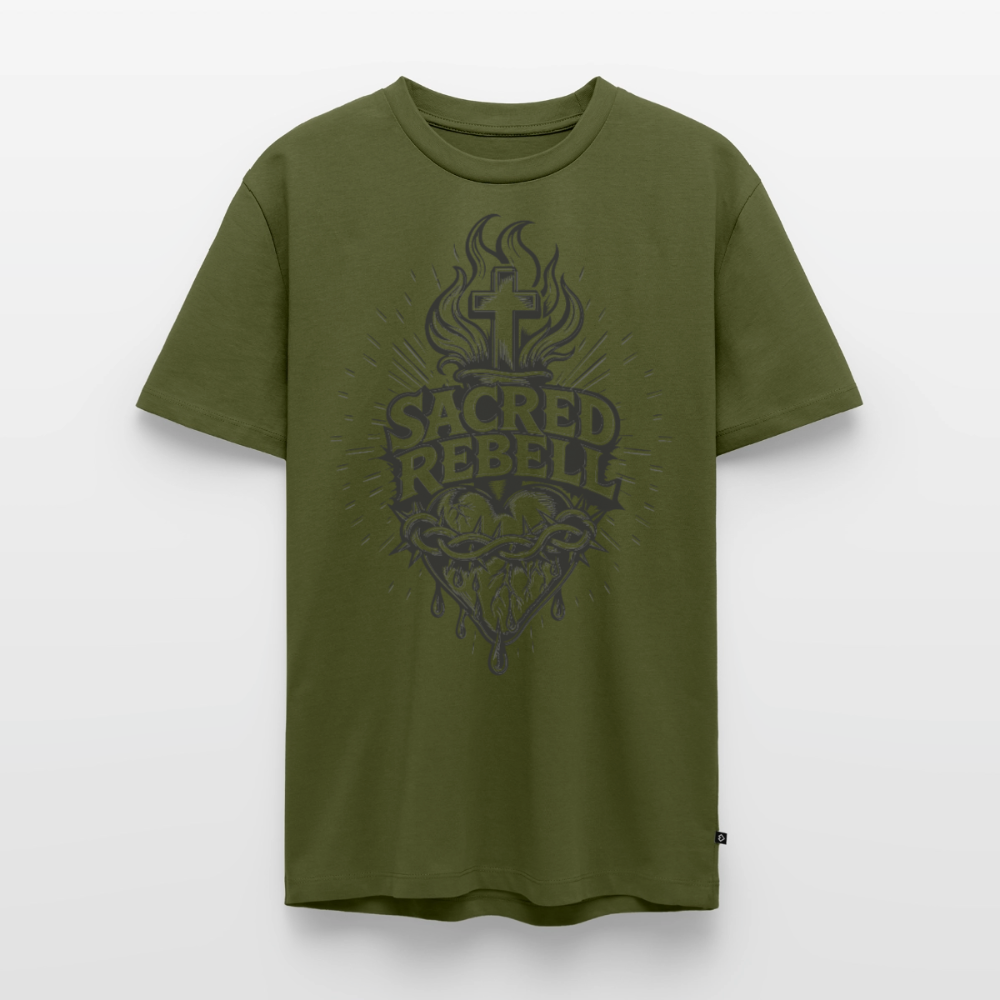 Sacred Rebell Design – Männer Premium T-Shirt - Khaki