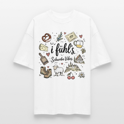 Oversized Unisex Bio T-Shirt - Weiß