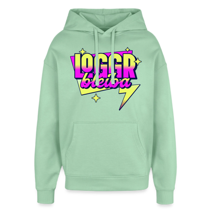 Logger bleb Design – Oversized Unisex Hoodie - Nebeljade