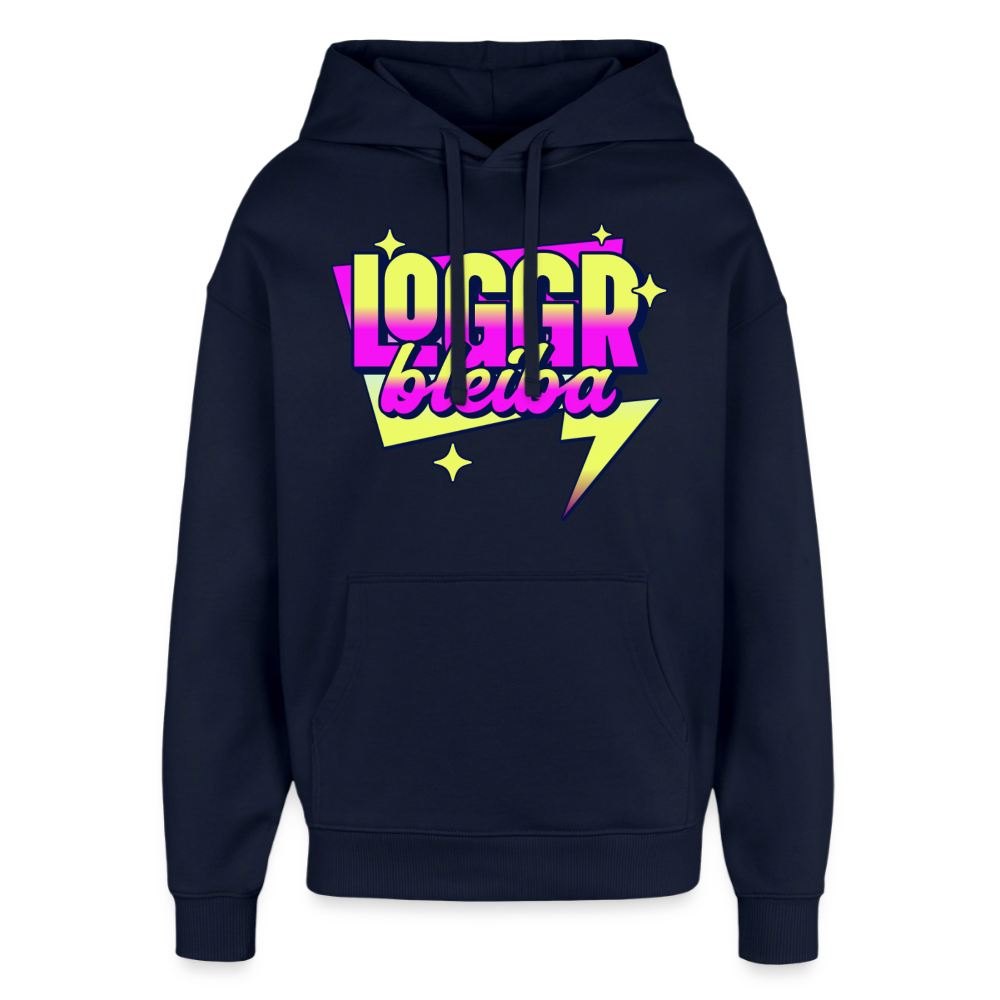 Logger bleb Design – Oversized Unisex Hoodie - Navy