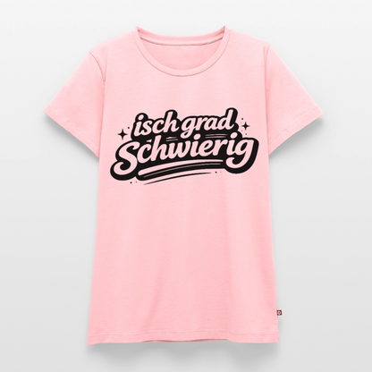 isch grad schwierig Design – Frauen Premium T-Shirt - Rosa
