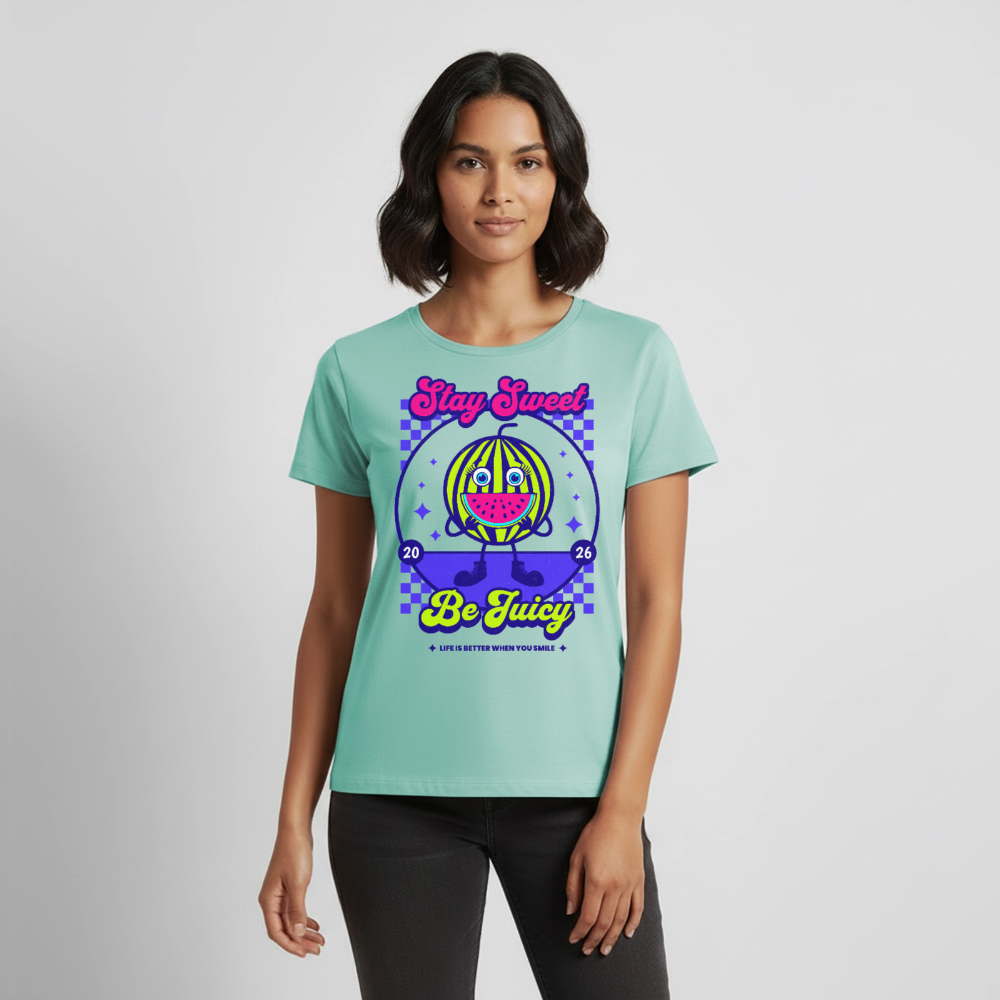 Stay Sweet Design – Frauen Premium T-Shirt - Mint 