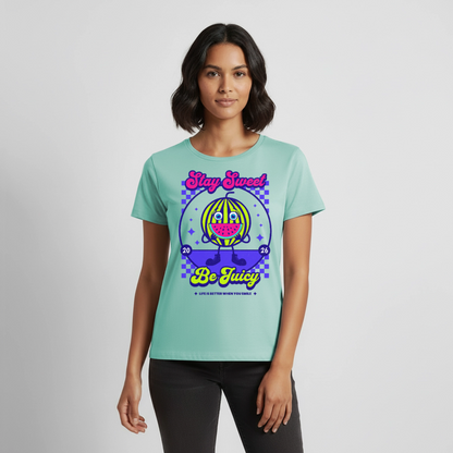 Stay Sweet Design – Frauen Premium T-Shirt - Mint 