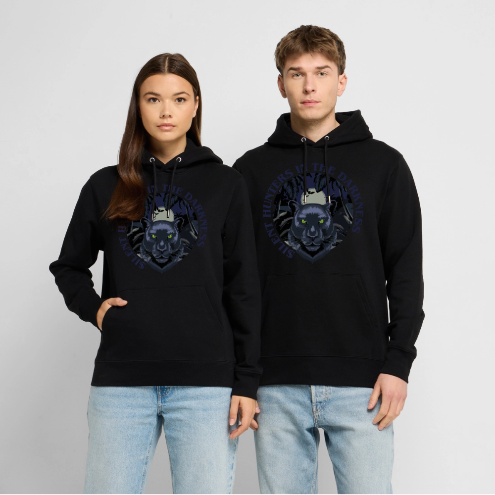 Silent Hunter Design – Unisex Bio-Hoodie - Schwarz