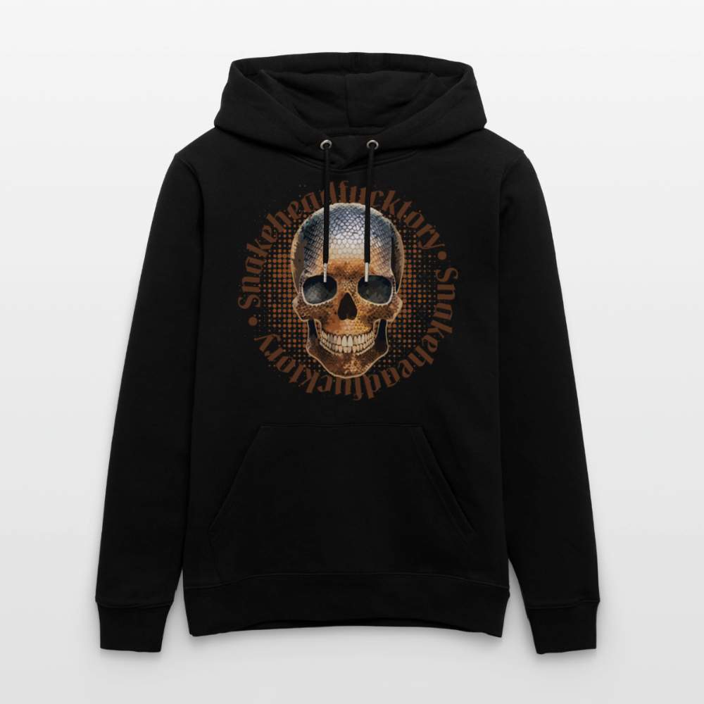 Snake Skull Design – Unisex Bio-Hoodie - Schwarz