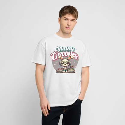 Bunny Groves Design – Oversized Unisex Bio T-Shirt - Weiß