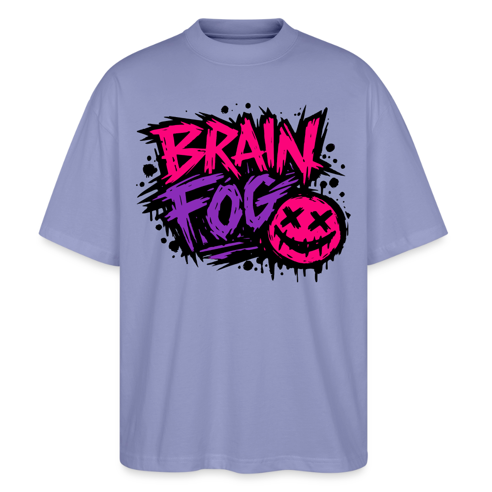 Brain Fog Design – Oversized Unisex Bio T-Shirt - Violett