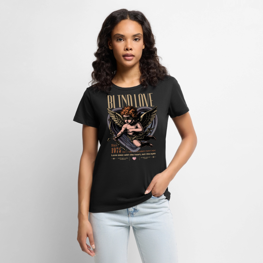 Blind Love Design – Frauen Premium T-Shirt - Schwarz