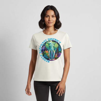 Elephant Design – Frauen Premium T-Shirt - Naturweiß