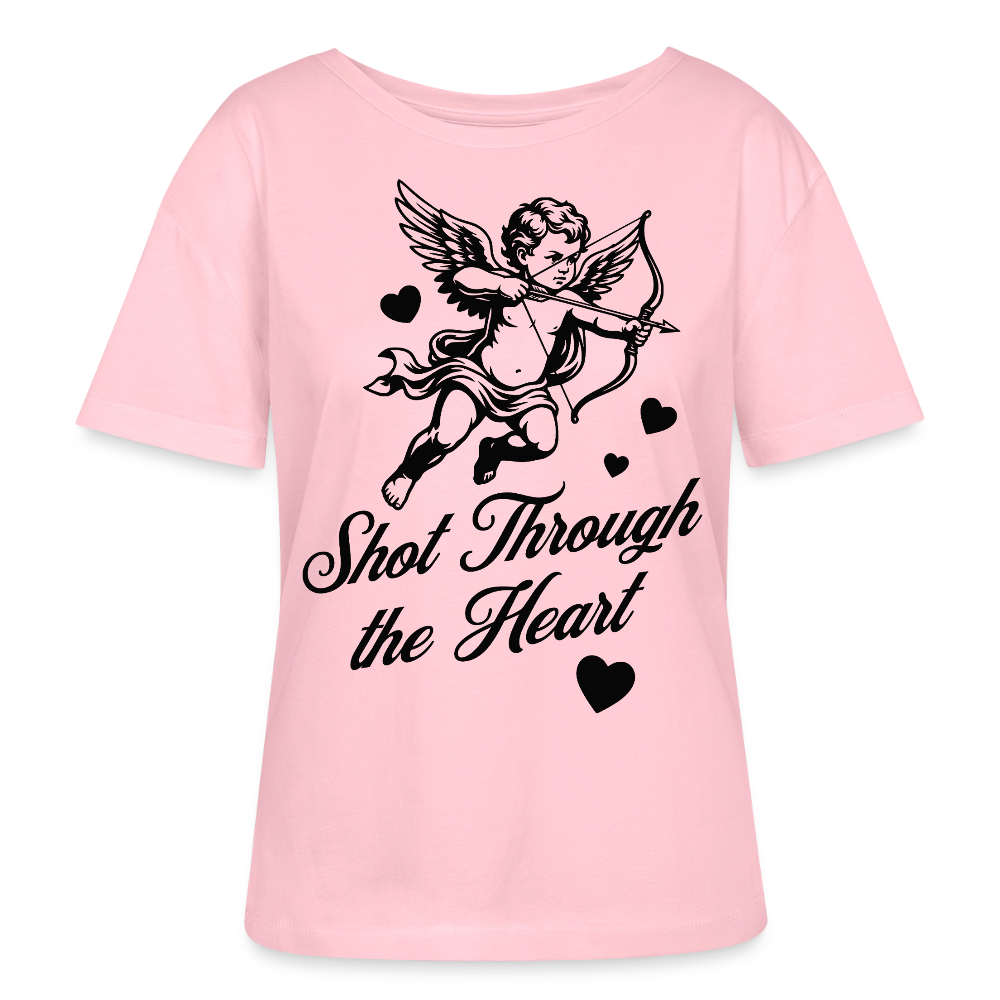 Amor Design – Rundhals Frauen Bio-T-Shirt - Hellrosa