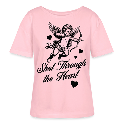 Amor Design – Rundhals Frauen Bio-T-Shirt - Hellrosa