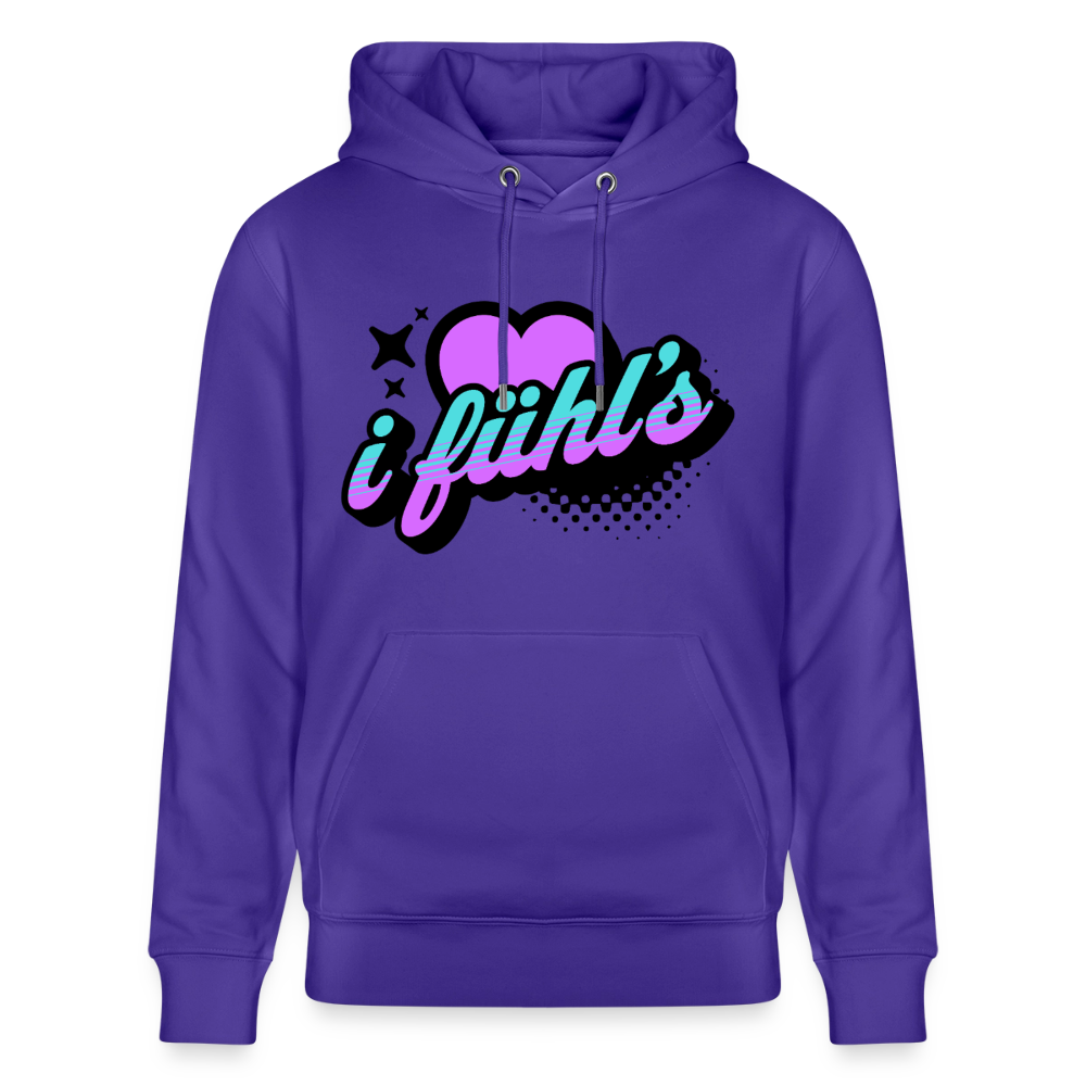 i fühl‘s Design – Unisex Bio-Hoodie - Purple Love 