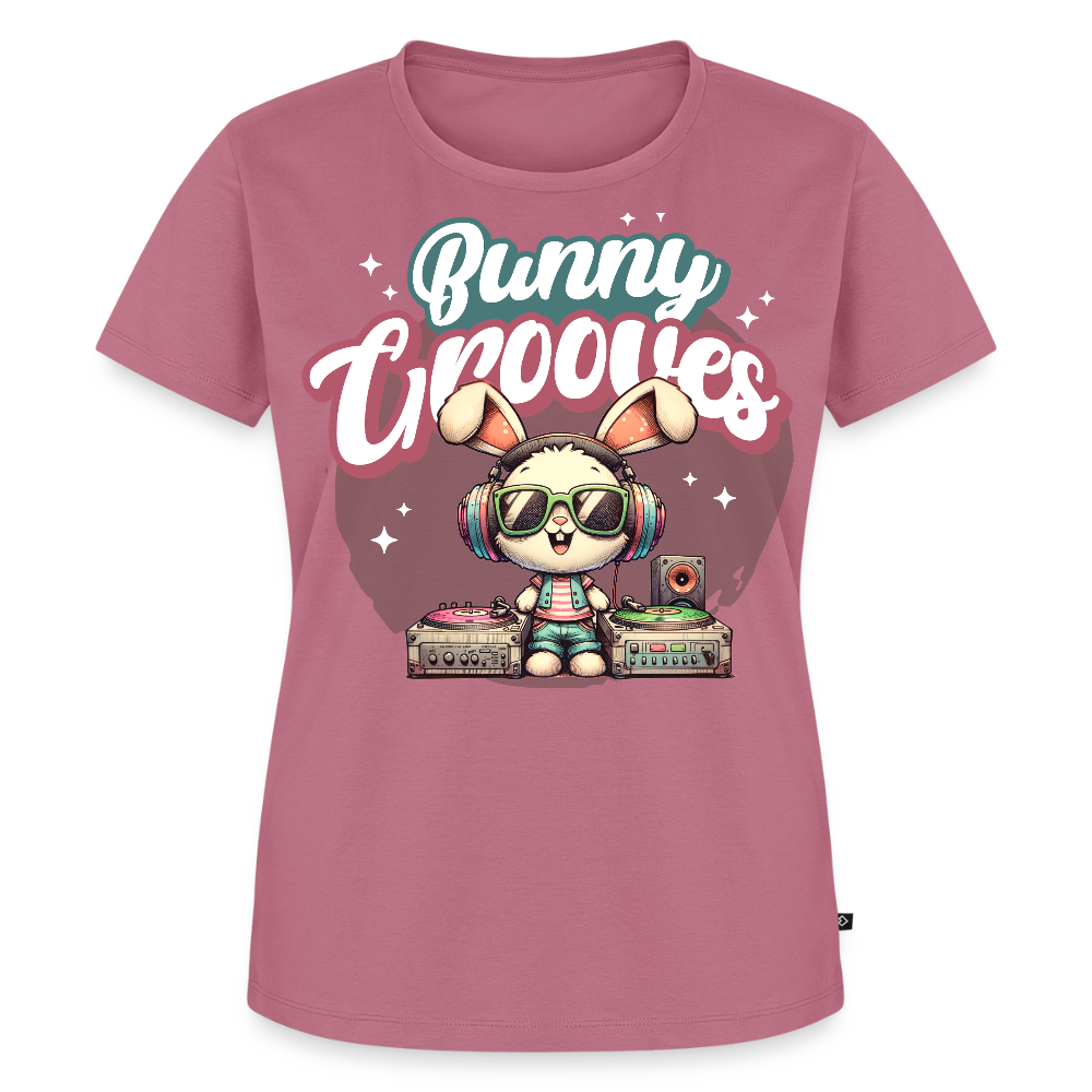 Bunny Grooves Design – Frauen Premium T-Shirt - Mauve
