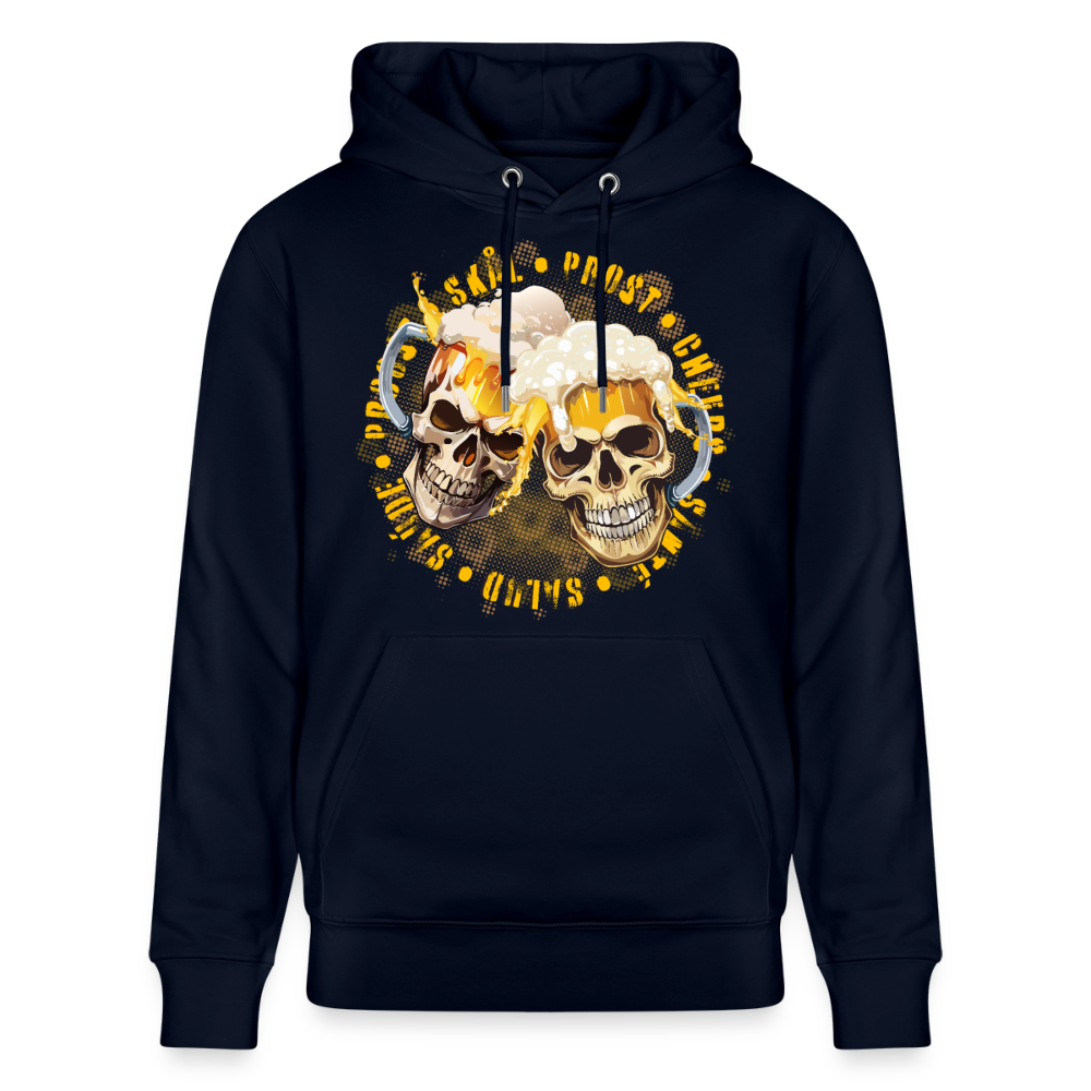 Party Skull Design – Unisex Bio-Hoodie - Navy