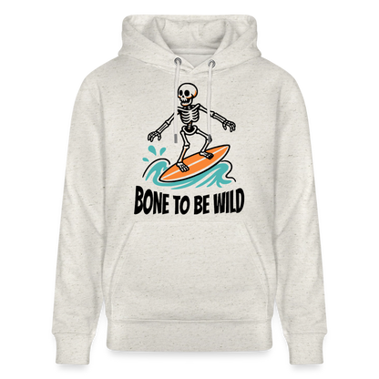 Bone to be Wild Design – Unisex Bio-Hoodie - Beige meliert