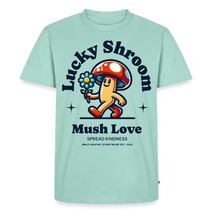 Lucky Shroom Design – Männer Premium T-Shirt - Mint 