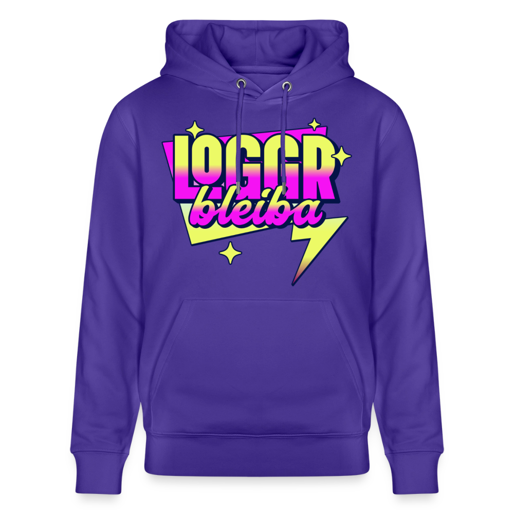 Logo bleibt Design – Unisex Bio-Hoodie - Purple Love 