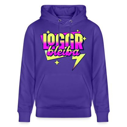 Logo bleibt Design – Unisex Bio-Hoodie - Purple Love 