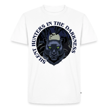 Silent Hunter Design – Männer Premium T-Shirt - Weiß