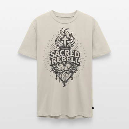 Sacred Rebell Design – Männer Premium T-Shirt - Beige