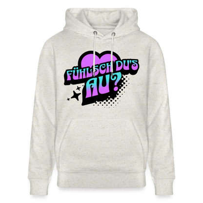 Fühlsch du‘s au Design – Unisex Bio-Hoodie - Beige meliert